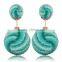 Cheap Plug Stud Earring Two Kind Double Pearl Piercing Earrings For Girls