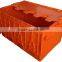 Plastic container with lids