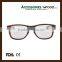 Popular Wooden optical reading glasses optical eyewear for opticas