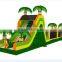 3.3mWx20mLx6mH tropical theme giant adult Inflatable obstacle course for sale large inflatable games