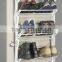 Icegreen 36-Pair White Metal Over-The-Door Shoe Rack