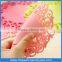 Wholesale fashion silicone cup mat silicone lace mat