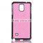 Plated Carbon Fiber Plastic Case for Samsung Galaxy Note 4 N910 N910C N910S