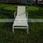 Professional manufacturing plastic wood armrest aluminum frame Batyline sun lounger