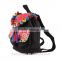 Wholesale pom pom backpack indian embroidery backpack