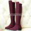 long boots real leather shoes flat comfortable shoes CP6704