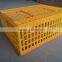 High quality yellow chicken transport crate ,transport basket ,transport cage for chicken