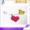 Irregular Shape Blank or Printed Plastic Smart Card with Keychain