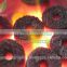 Pure natural coconut shell charcoal briquettes for barbecue