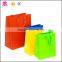 Square shape logo print kraft art shopping paper bag with handles for accessories package