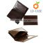 high quality slim genuine leather card holder purse business rfid blocking card holder wallet money clip