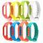 For xiaomi 2016 Newest Replacement wrist Strap for Xiaomi Mi Band 2 MiBand 2 Silicone Wristbands for Mi Band 2 with 10 Colors