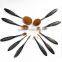 10x Foundation 2016 Brushes Toothbrush Shaped Cream Puff Black Oval Makeup Brush