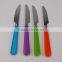 Multi Color Knife Fork Spoon 12Pcs Stainless Steel Cutlery Set With Basket