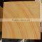 Polished Outdoor Yellow Color Wood Sandstone Tile
