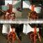 Automatic electric powered wood chipper shredder machine, wood cutting machine with ce