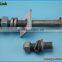 Line post insulator stud long shank for wood crossarm