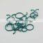 Green Eight Shape Plastic Clips