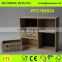 2 drawer wooden storage cabinet jewelry organizer chest desktop Office Organizer Craft Supplies Storage Cabinet