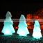 lighted Christmas cone tree with 16 color