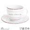 8oz ceramic tea cup and saucer