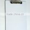 Material melamine white and gray clipboard