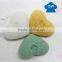 White konjac spong/konjac sponge charcoal with packaging