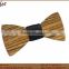 handmade wooden craft custom logo wooden bow tie