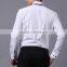 White Banded Collar Tuxedo Shirts Mandarin Collar Man Shirts Wedding Drss Shirts