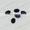 DZ-1002 Jet Colored Oval Cut Flat Back Glass Stones for Jewelry Accessories