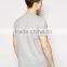 2016 High Quality Custom Printed OEM Short Sleeve Crew Neck Grey men's 100% Cotton 180gsm Anti Shrink Casual Blank T-Shirt