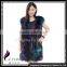 CX-G-B-52 Women New Design Fashion Colorful Real Fox Fur Vest