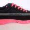 Funny PU outsole black upper nature walk shoes for women size 36-40