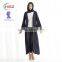 Zakiyyah 7007 Fashion Baju kurung 2017 Fashion Muslim kaftan dress Dubai abaya wholesale with hijab New model abaya in dubai