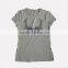 Hot sale 100%cotton embroidered short sleeves ladies T-shirt