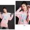 wholesale hot design good quality long sleeve bulk hoody have word printing for women