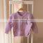 S32900W children clothing for cute kids girls pink lace cotton long sleeve ruffle knitting cardigan