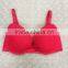 Lace top see through polymide bra and panty brief Shantou quality underwear Sanhui