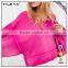 100% Cotton, Bat Wing Sleeve,solid Top,plus Size,2017 New Fashion