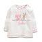 Wholesale autumn long sleeves girls kids cotton printed sweatshirt