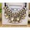 Beaded Crystal Stone Collar Neckline Vintage Necklace