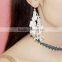XP-TE-2181 Latest Lady Girl Seed Bead Tassel Earring for promotional gifts