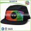 Floral Brim 5 Panel Hat Wholesale Front Patch Logo 5 Panel Hat/Cap