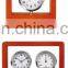 Quartz wooden antique brass table clock for hotel decoration