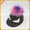 Wholesale stylish genuine raccoon fur colourful pompom cap