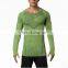 mens seamless gym strech fit long sleeve t-shirt