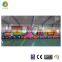 Long train kids inflatable obstacle course, obstacles game for kids, inflatable bouncer obstacle course