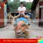Animatronic dinosaur walking kids rides for amusement