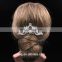 Fashion Shiny High Quality Wedding Bridals Crystal Flower Floral Hair Combs For Women
