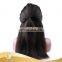 2017 New Arrival Hot Sale Brazilian Hair Ample and Silky Kinky Straight Virgin Hair Full Lace Wig